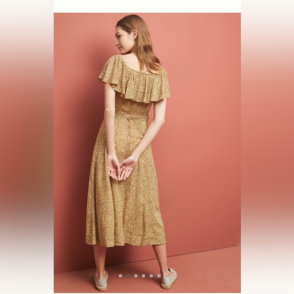 Anthropologie size 4 cheetah print dress - Picture 2 of 5